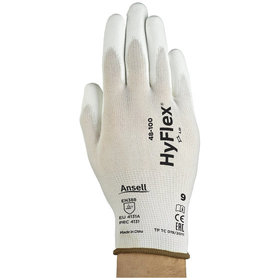 Ansell® - Mechanischer Schutzhandschuh HyFlex® 48-100, weiß, Größe 8 WW