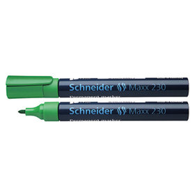 Schneider - Permanentmarker Maxx 230 123004 Rundspitze 1-3mm grün