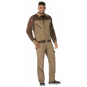 Planam - Bundjacke 2314 khaki/braun/zink, Größe 50