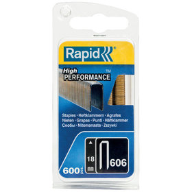 Rapid® - Klammern 606/18mm Stahl (verzinkt, geharzt) 600er Pack, 40109529