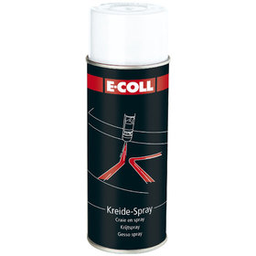 E-COLL - Kreidespray weiß schnelltrocknend, Überkopf-Sprühdüse 400ml Spraydose