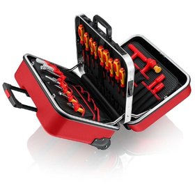 KNIPEX® - Werkzeugkoffer "BIG Twin Move RED" Elektro Kompetenz 989915