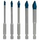 Bosch - EXPERT HEX-9 HardCeramic Bohrer-Set, 4/5/6/8/10mm, 5-teilig (2608900597)