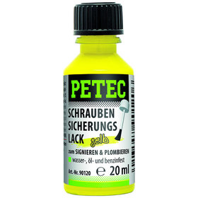 PETEC - Schraubensicherungslack gelb, 20ml