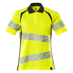 MASCOT® - Polo-Shirt ACCELERATE SAFE, hi-vis Gelb/Schwarzblau, Größe L-ONE