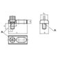 HALDER - Fußelemente, niedrig | a=12 mm / b=30 mm / c=65 mm | 23700.0612