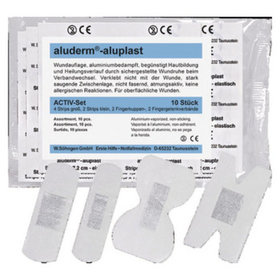 SÖHNGEN® - Activ-Set aluderm-aluplast Pflaster-Sortiment 1, Pck=10Stück, 1009410, elastisch