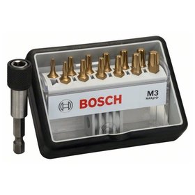 Bosch - Schrauberbit-Set Robust Line M Max Grip, 12+1-teilig, 25mm für TORX®