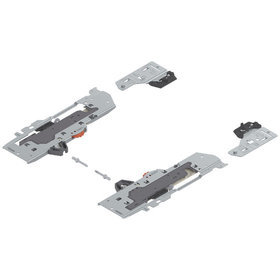 Blum - Set (TIP-ON BLUMOTION Einheit + Mitnehmer + Adapter), für TANDEMBOX, Typ S0, NL=270-349 mm, Gesamtgewicht des Auszugs=0-10 kg, links/rechts, weiss