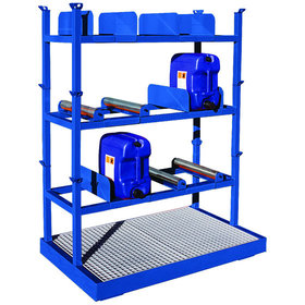 Eichinger® - Fass-Abfüllstation zum Konfigurieren, 2272.10 enzianblau: Fassauflage für 1 x 60 oder 200 LIter, Fass für Stapelgstelle
