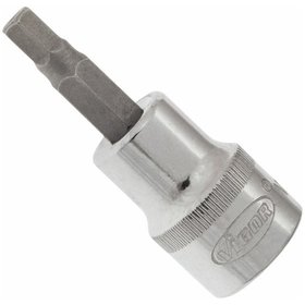 VIGOR® - Innensechskant Schraubendreher-Einsatz ∙ V2283N ∙ Vierkant 10mm (3/8") ∙ Innen Sechskant Profil ∙ 5mm