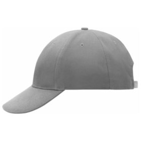 James & Nicholson - 6 Panel Low Profile Cap MB018, dunkelgrau, Einheitsgröße