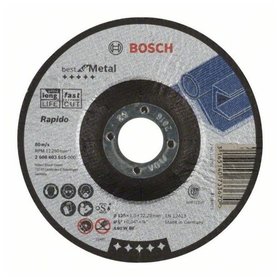 Bosch - Trennscheibe gekröpft Best for Metal - Rapido A 60 W BF, 125 x 1,0 m