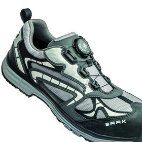 BAAK® - Sicherheitshalbschuh Captain Jogi 5080, S1P SRC ESD, grau/schwarz, Größe 46