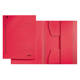 LEITZ® - Jurismappe 39240025 DIN A4 3 Klappen Colorspankarton rot