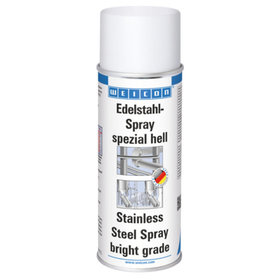 WEICON® - Edelstahl-Spray spezial hell | korrosions- und witterungsbeständige Oberflächenbeschichtung | 400 ml
