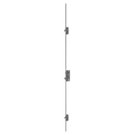 WINKHAUS - Mehrfachverriegelung hookLock M FG2077,ein-/zweiflügelig, Typ M2,Profilzylinder gelocht 92/8, Dornmaß 50, Flachstulp 20 x, silberfarbig, DH1.020