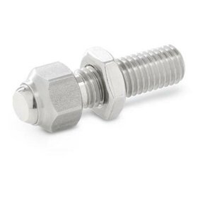 Ganter Norm® - 709.35-13-M8-B Edelstahl-Pendelelemente, einstellbar