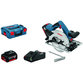 Bosch - Akku-Kreissäge GKS 18V-57 G, mit 2 x 4.0 Ah Li-Ion Akku, L-BOXX (06016A2106)