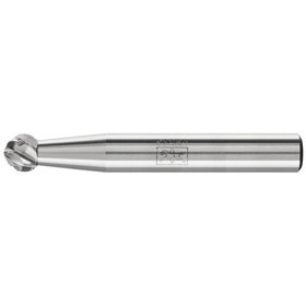 PFERD - Hartmetall Hochleistungsfrässtift STEEL Kugel KUD Ø 06x05 mm Schaft-Ø 6 mm für Stahl