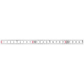 BMI® - Bandmaß weiß 5m x 13mm selbstklebend RNL-SK