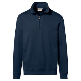 HAKRO - Zip-Sweatshirt Premium 451, marine, Größe M