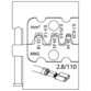 GEDORE - S 8140 A Crimp-Zangen-Set AUTOMOTIVE 4-teilig