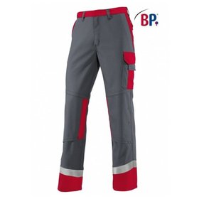 BP® - Arbeitshose 2433 820 5381, dunkel-grau/rot, Größe 54N