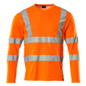 MASCOT® - T-Shirt, Langarm SAFE CLASSIC, hi-vis Orange, Größe M