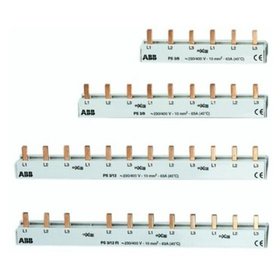 ABB - Phasenschiene 3ph 17,6mm Pro M 106mm 10mm² 63A Stift isoliert