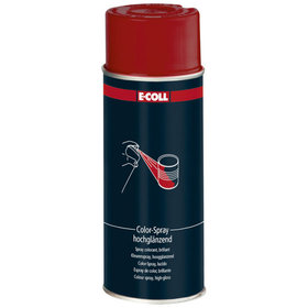 E-COLL - Buntlack Colorspray hochglänzend Alkydharz 400ml Spraydose rubinrot