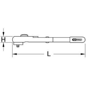 KSTOOLS® - 1/2" Drehmomentschlüssel mit Schutzisolierung, Umschalt-Ratschenkopf, 2-27N·m