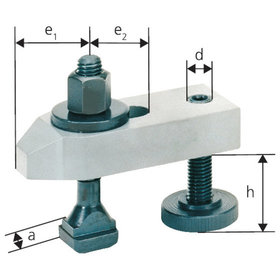 FORMAT - Spanneisen DIN 6314V verstärkt 18/13-48mm