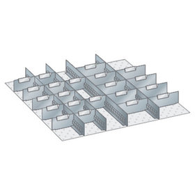 LISTA - Trennwände FH 100 36x36E, 25-teilig