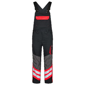 Engel - Cargo Latzhose 3870-217, Schwarz/Rot, Größe 114