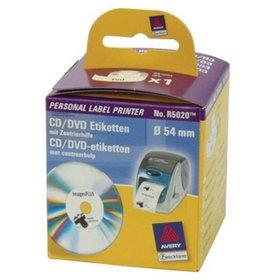 AVERY™ Zweckform - R5020 CD/DVD/BR-Etiketten PersonalLabel, ø54mm, 150 Stück, weiß