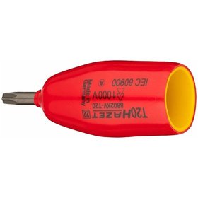 HAZET - Schraubendreher-Steckschlüsseleinsatz 8802KV-T20, Vierkant 10mm (3/8"), Innen TORX® Profil, T20