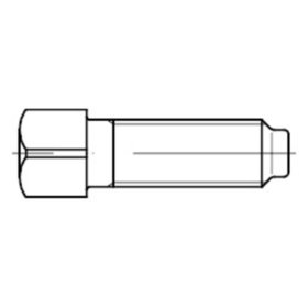 Vierkantschraube mit Kernansatz DIN 479 Stahl 8.8 M12 x 35mm