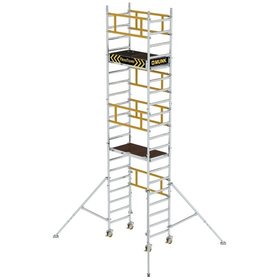 MUNK Günzburger Steigtechnik - FlexxTower Ein-Personen-Gerüst 1200x600mm, Platformhöhe 4,10m