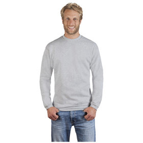 promodoro® - Men’s Sweater 80/20 sports grey, Größe S