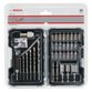 Bosch - 35-teiliges Set mit Bohrern+Schrauberbits, CYL-3, Extra Hard, PH, PZ, SL, H, T (2607017326)