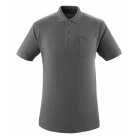 MASCOT® - Polo-Shirt mit Brusttasche CROSSOVER, Dunkelanthrazit, Größe S
