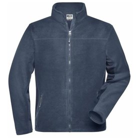 James & Nicholson - Herren Arbeits Fleecejacke JN842, navy-blau, Größe XXL