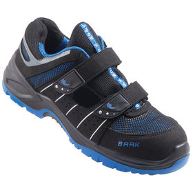 BAAK® - Sicherheitssandale Harry Industrial 7228, S1 SRC ESD, schwarz/blau, W13, Gr. 47