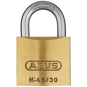 ABUS - AV-Vorhangschloss 45/30, Messing massiv