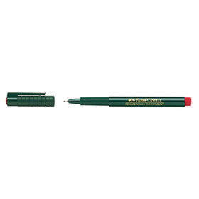 Faber-Castell - Feinschreiber FINEPEN 151121 0,4mm rot