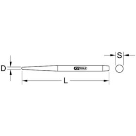 KSTOOLS® - BRONZEplus Zugdorn, 85mm