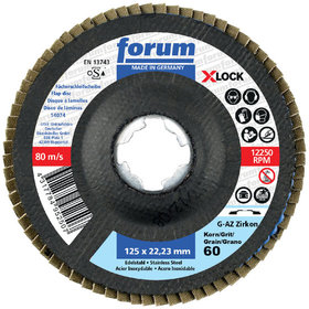 forum® - Fächerschleifscheibe X-LOCK 125mm K60