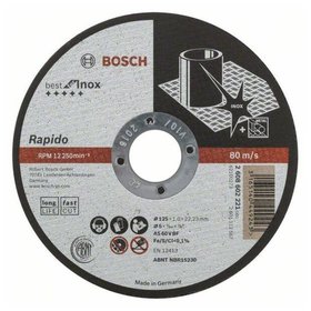 Bosch - Trennscheibe gerade Best for Inox Rapido Long Life A 60 W BF 41, 125x22,23x1mm