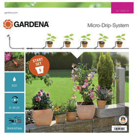 GARDENA - Micro-Drip-System Start-Set Pflanztöpfe S